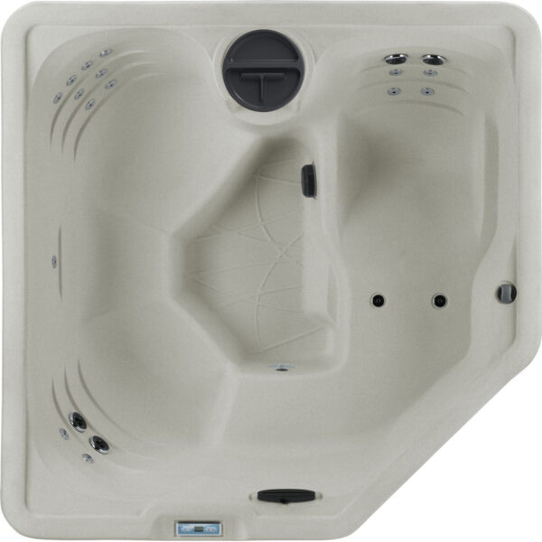 Tahiti Hot Tub 4-Person Lounger, 22 SS Jet,  115V/230V, Stainless Heater, Ozone, Waterfall and Upgraded Lighting - Image 10