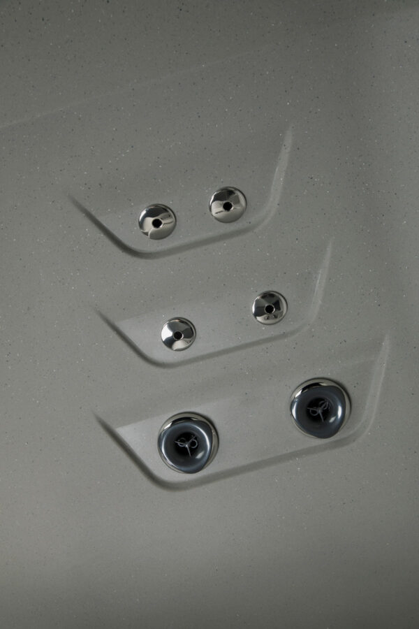 Ibiza Hot Tub 4-Person Lounger, 24 SS Jet, 115V/230V, Stainless Heater, Ozone, Waterfall and Upgraded Lighting - Image 5