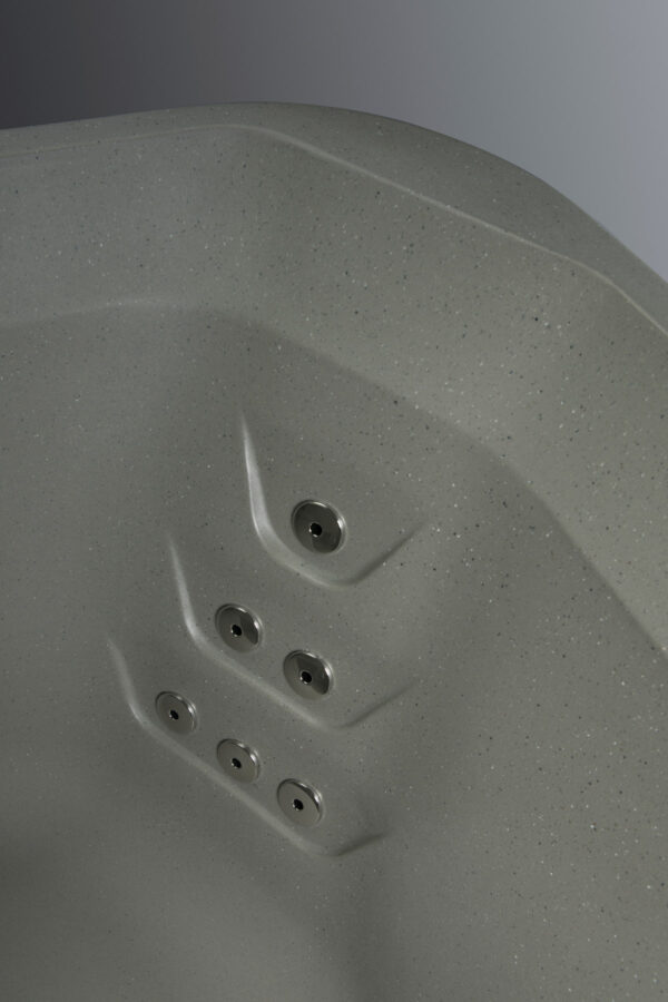 Ibiza Hot Tub 4-Person Lounger, 24 SS Jet, 115V/230V, Stainless Heater, Ozone, Waterfall and Upgraded Lighting - Image 6