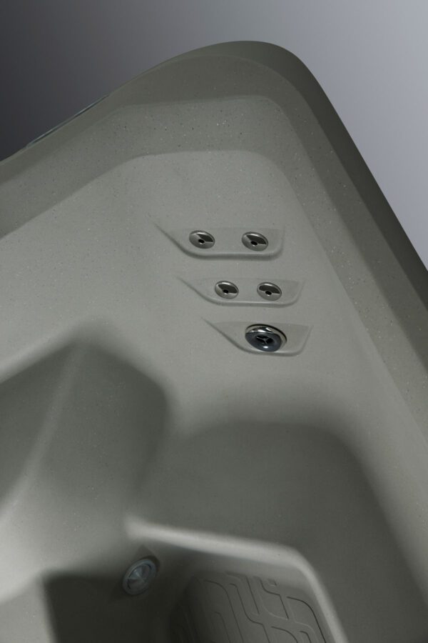 Ibiza Hot Tub 4-Person Lounger, 24 SS Jet, 115V/230V, Stainless Heater, Ozone, Waterfall and Upgraded Lighting - Image 7