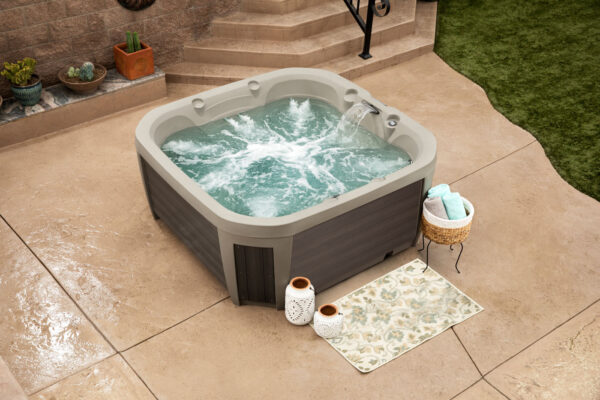 Maui Hot Tub 6-Person Open, 25 SS Jet, 115V/230V, Stainless Heater, Ozone, Waterfall and Upgraded Lighting - Image 13