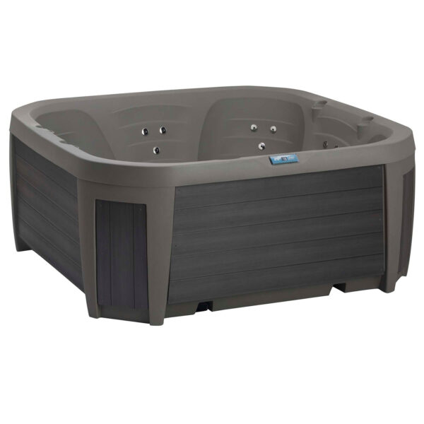 Maui Hot Tub 6-Person Open, 25 SS Jet, 115V/230V, Stainless Heater, Ozone, Waterfall and Upgraded Lighting